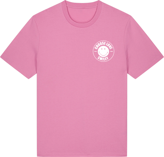 Smiley X Choose Love Pink T-Shirt