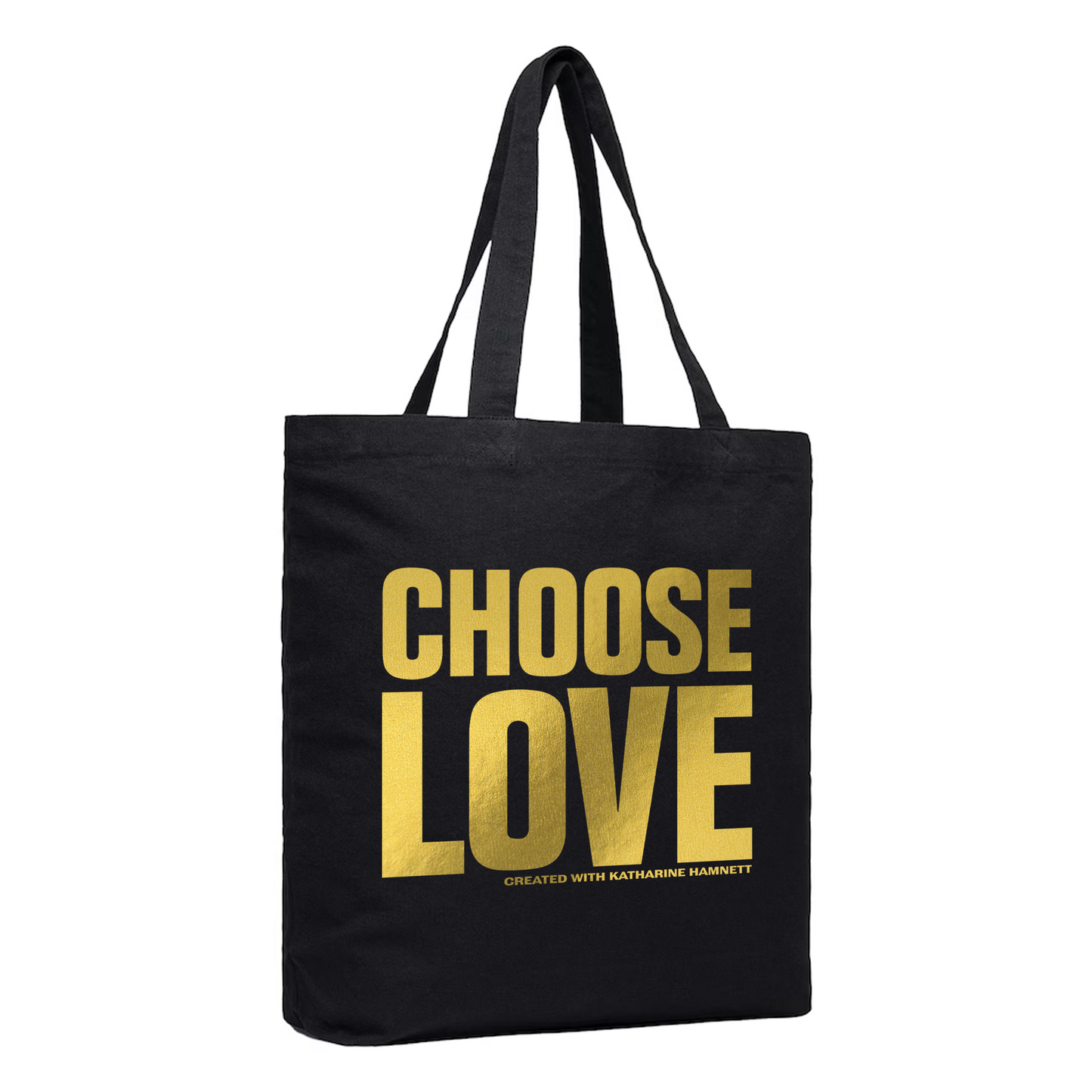 Choose Love Gold Foil Tote